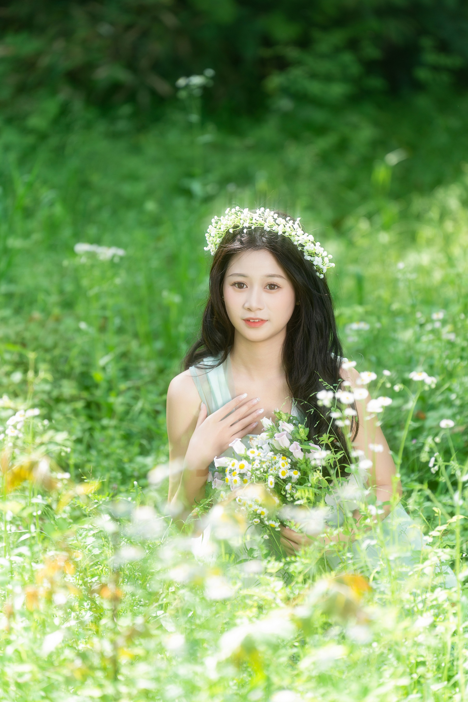 绿色森系 橙子舒
