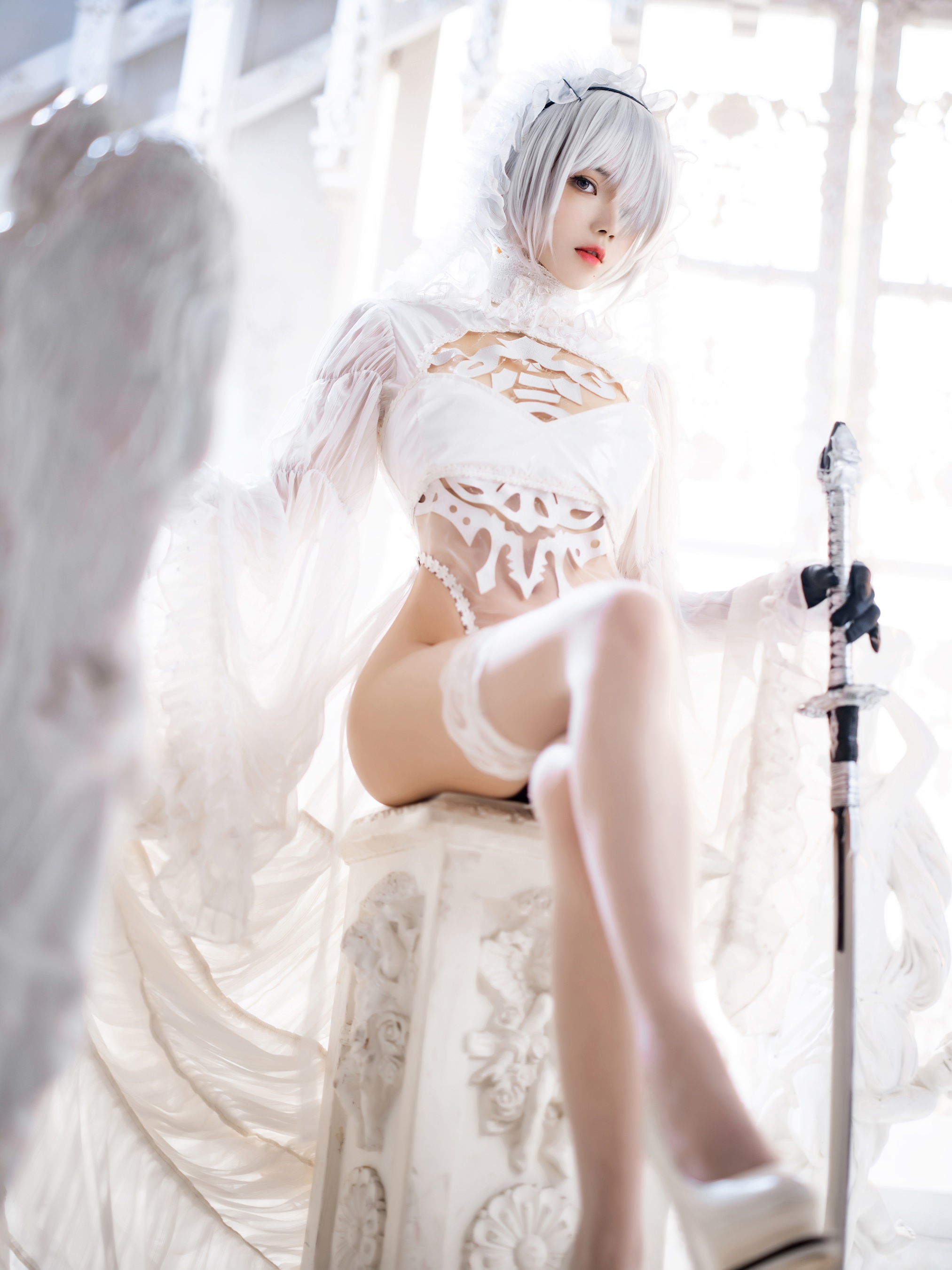 2B花嫁COSPLAY 桜桃喵