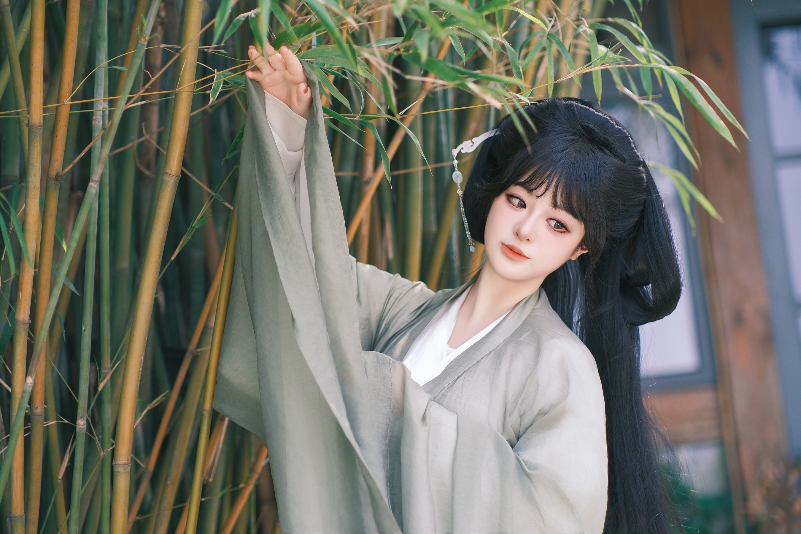 竹林游 不可爱的禾禾喵