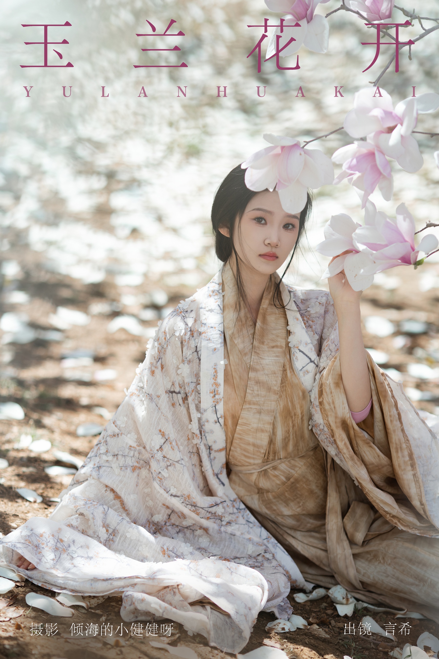玉兰花开 相望回首喵喵喵