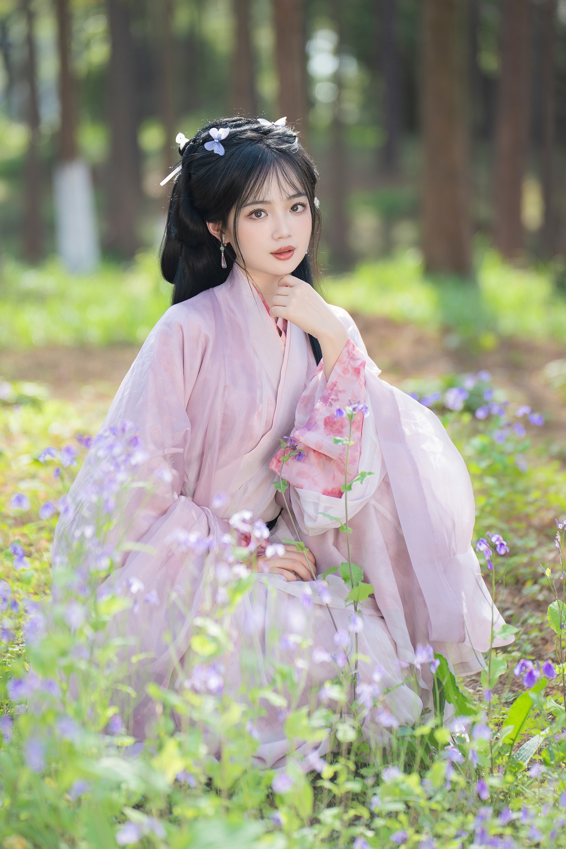 紫色小花 小欧O