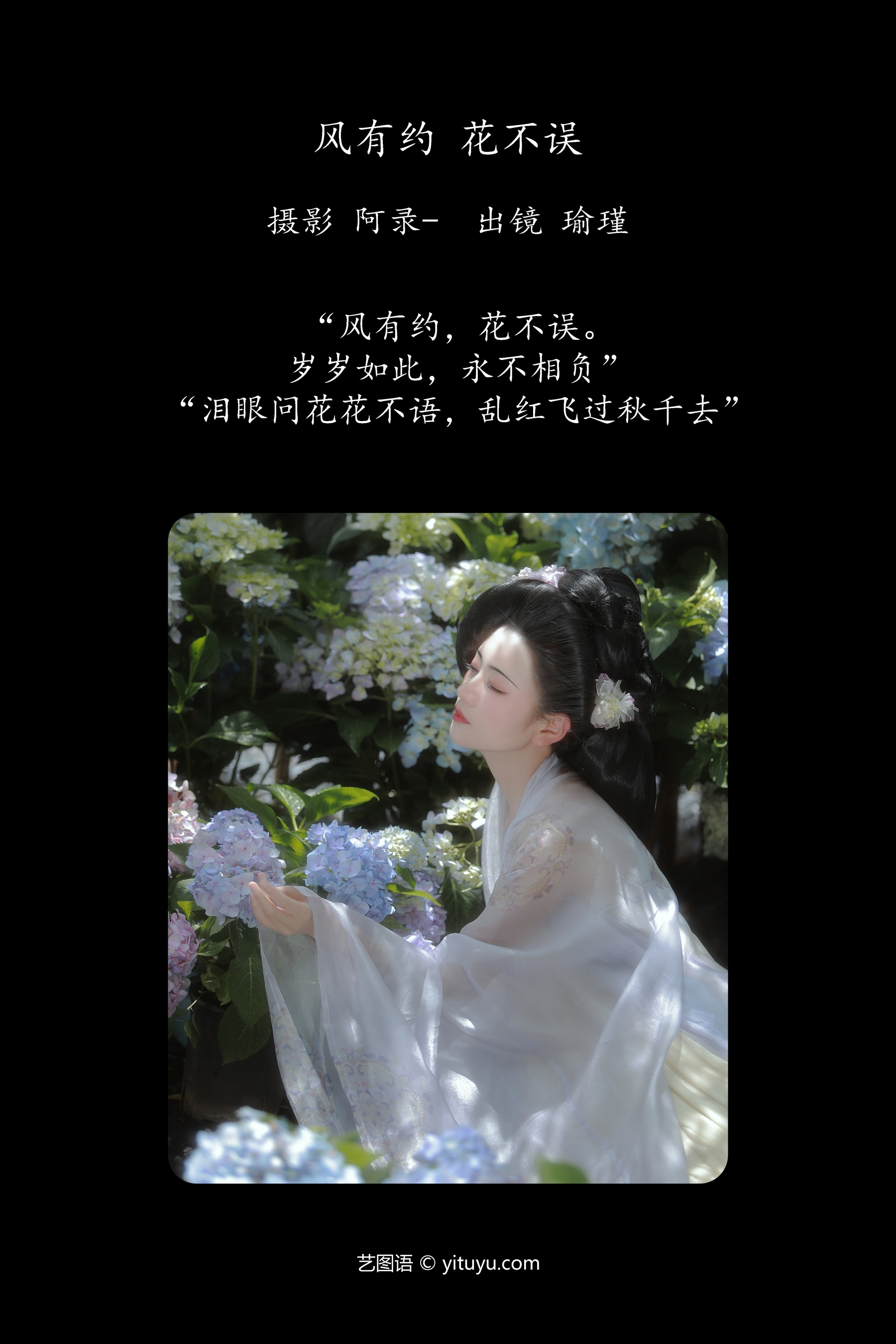 风有约，花不误 瑜瑾
