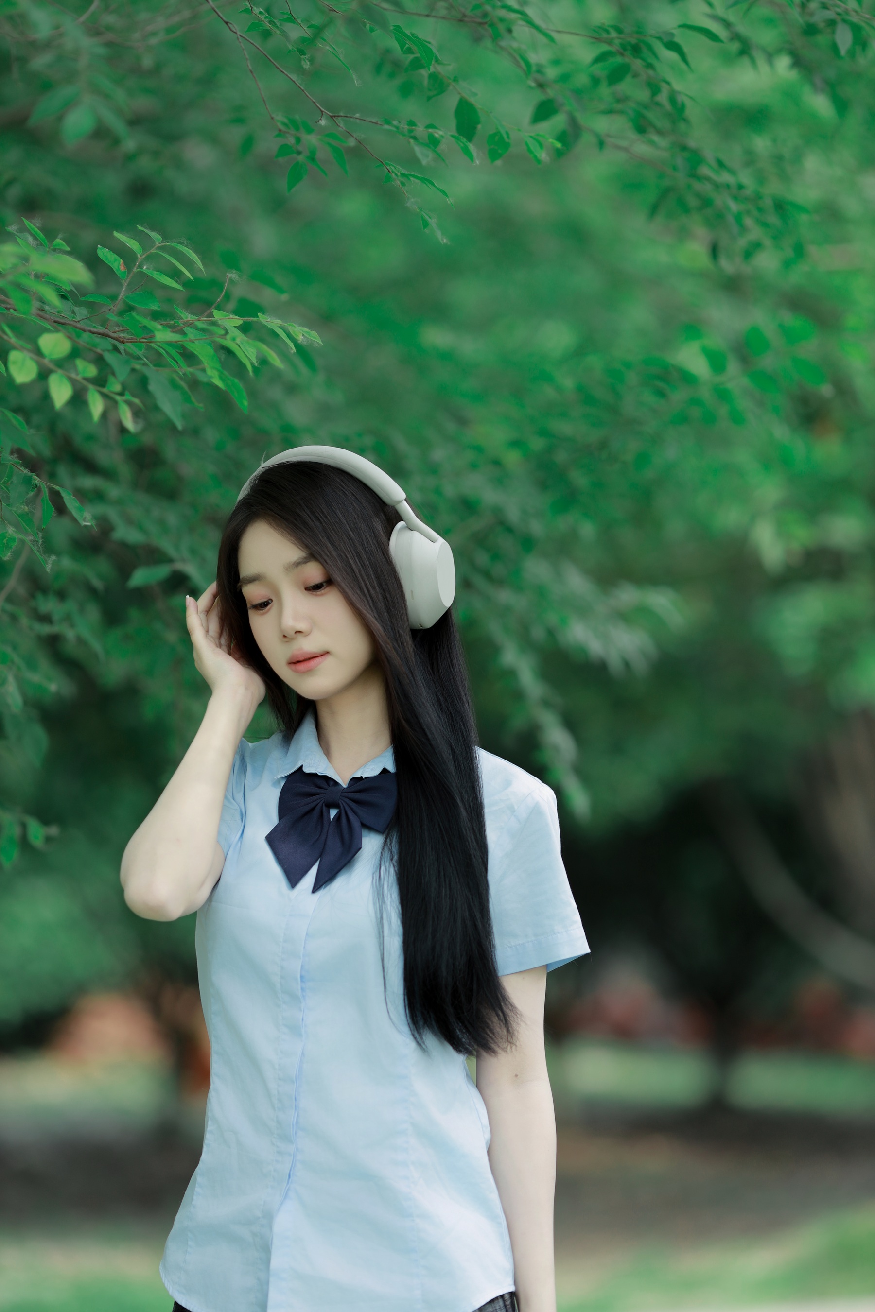 夏日校服裙摆 我不刷鸟
