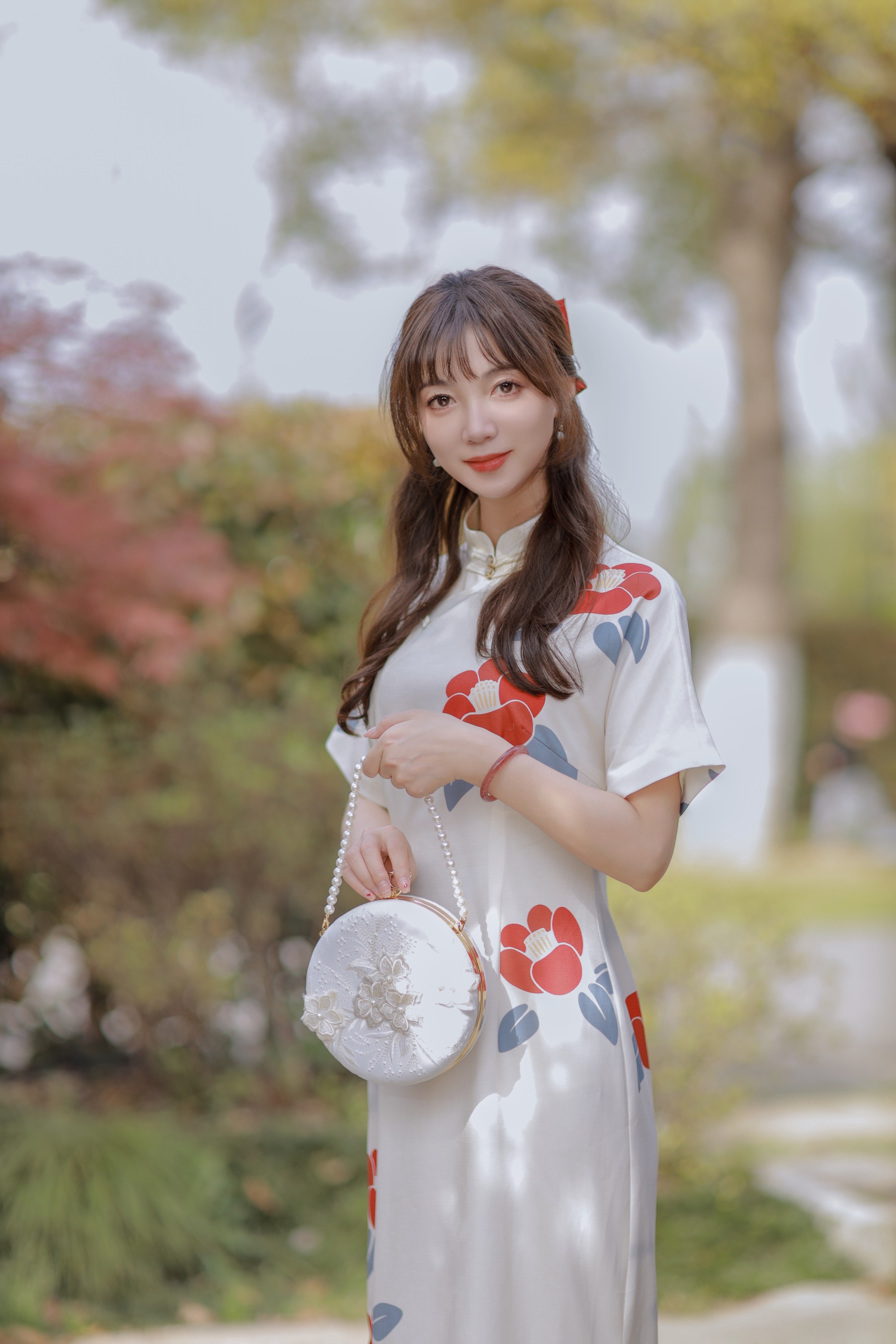 花季旗袍 杉杉
