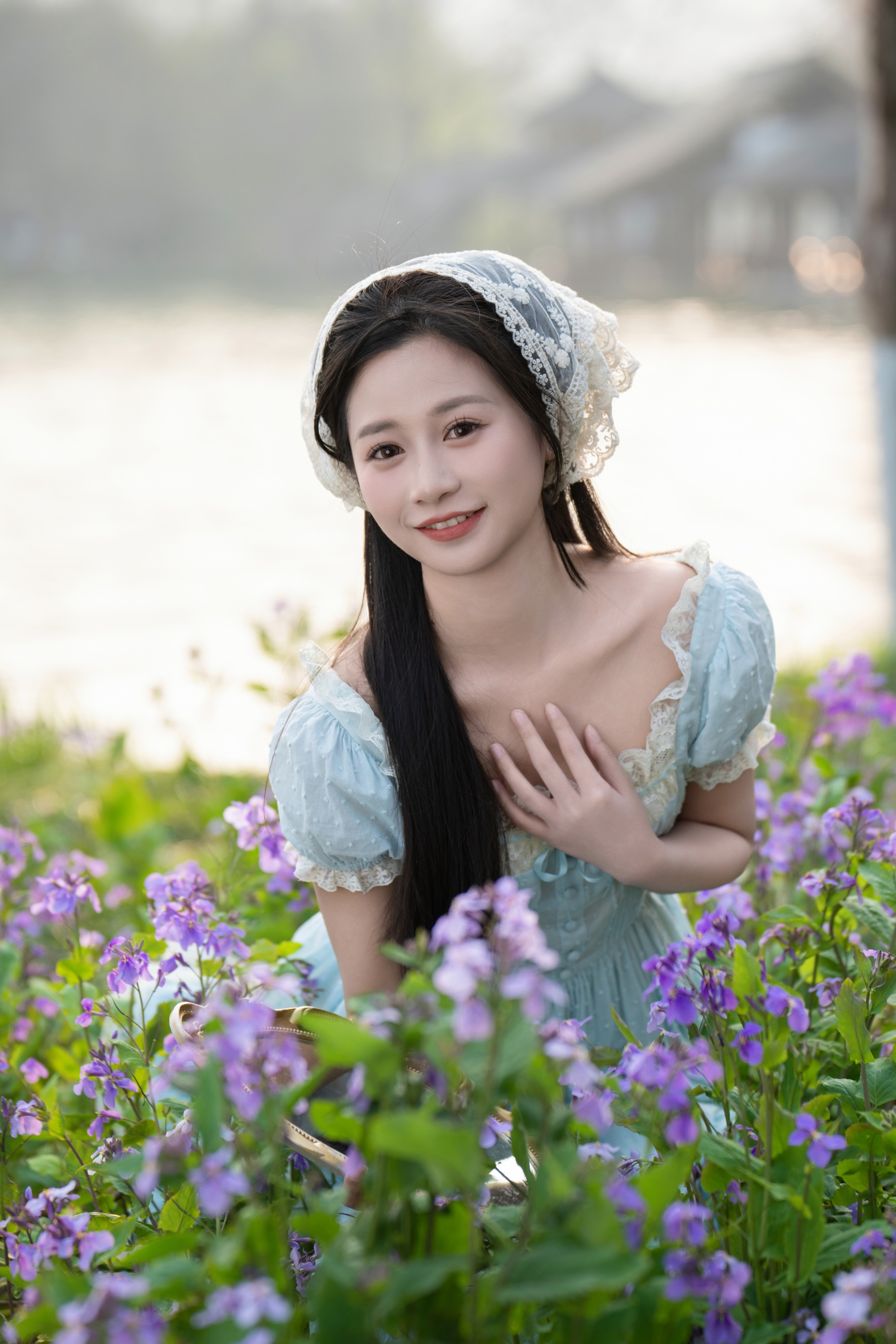 水边二月兰 橙子舒
