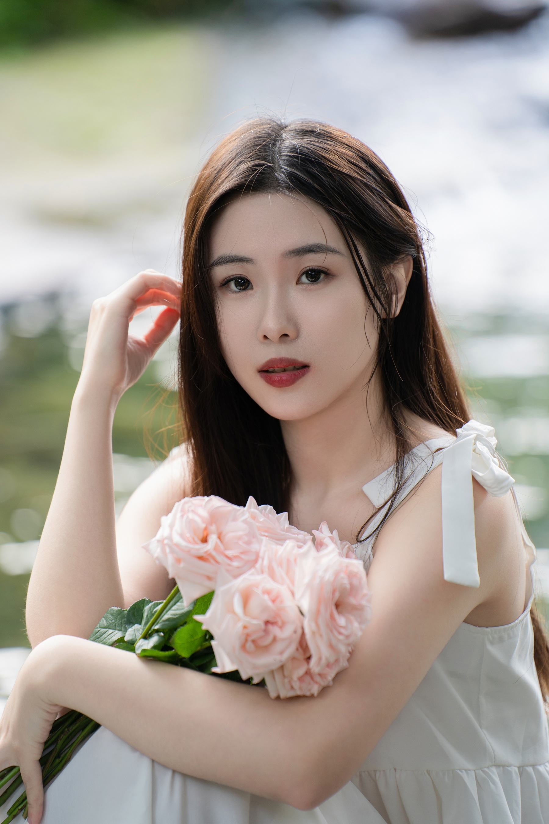 夏日小溪边 天慧