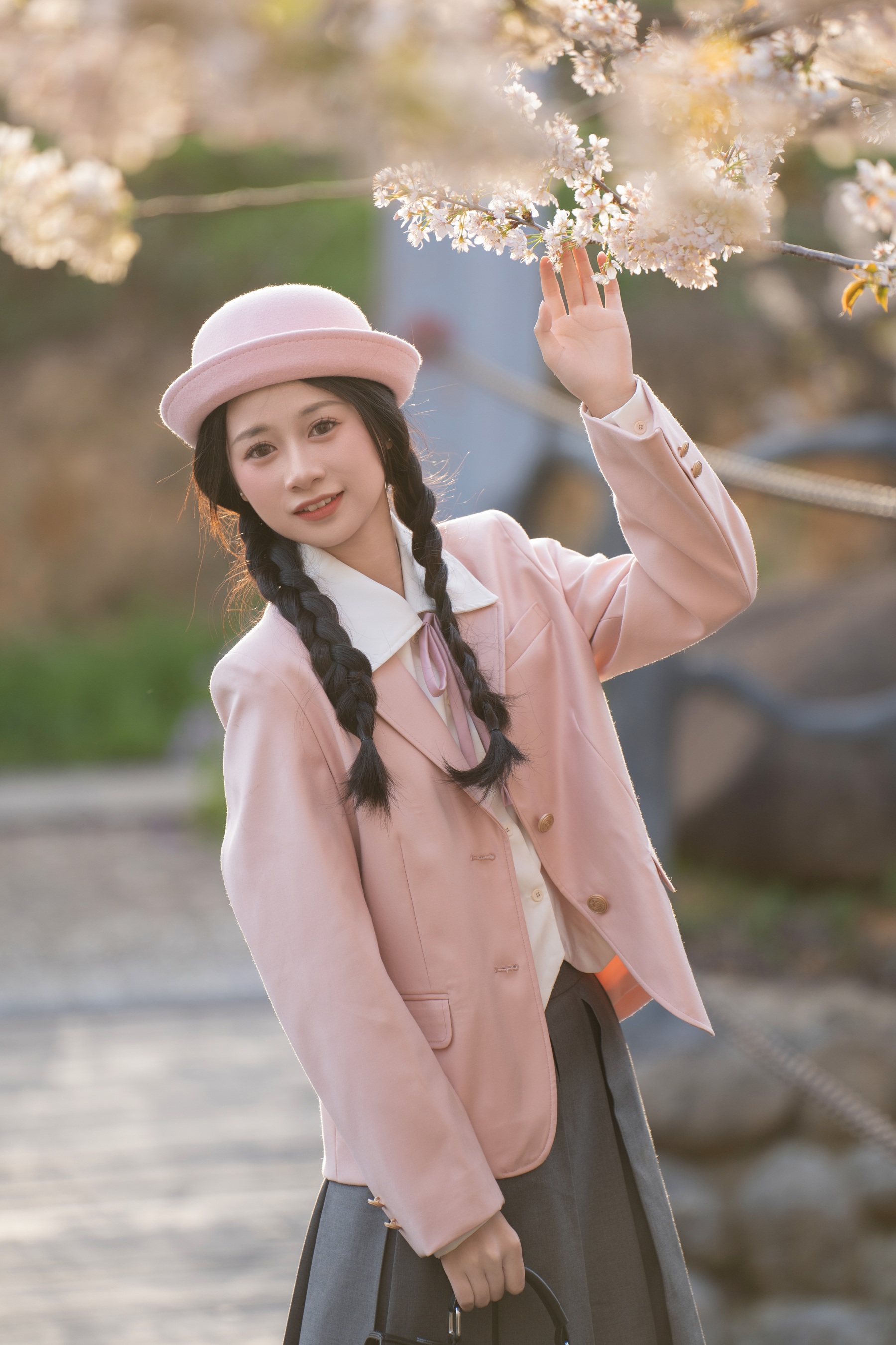 粉色jk 橙子舒