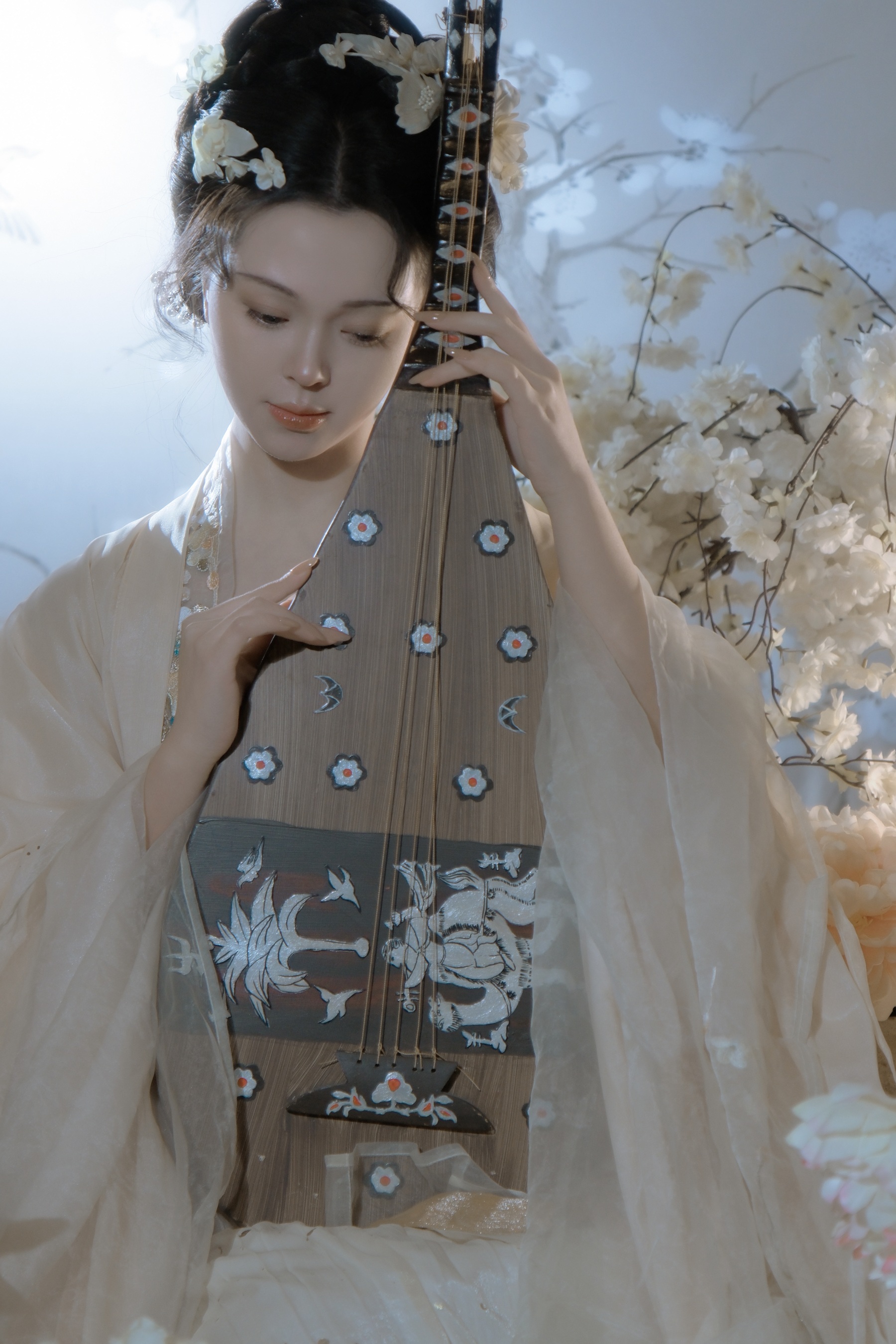 她清冷如月光 花与她