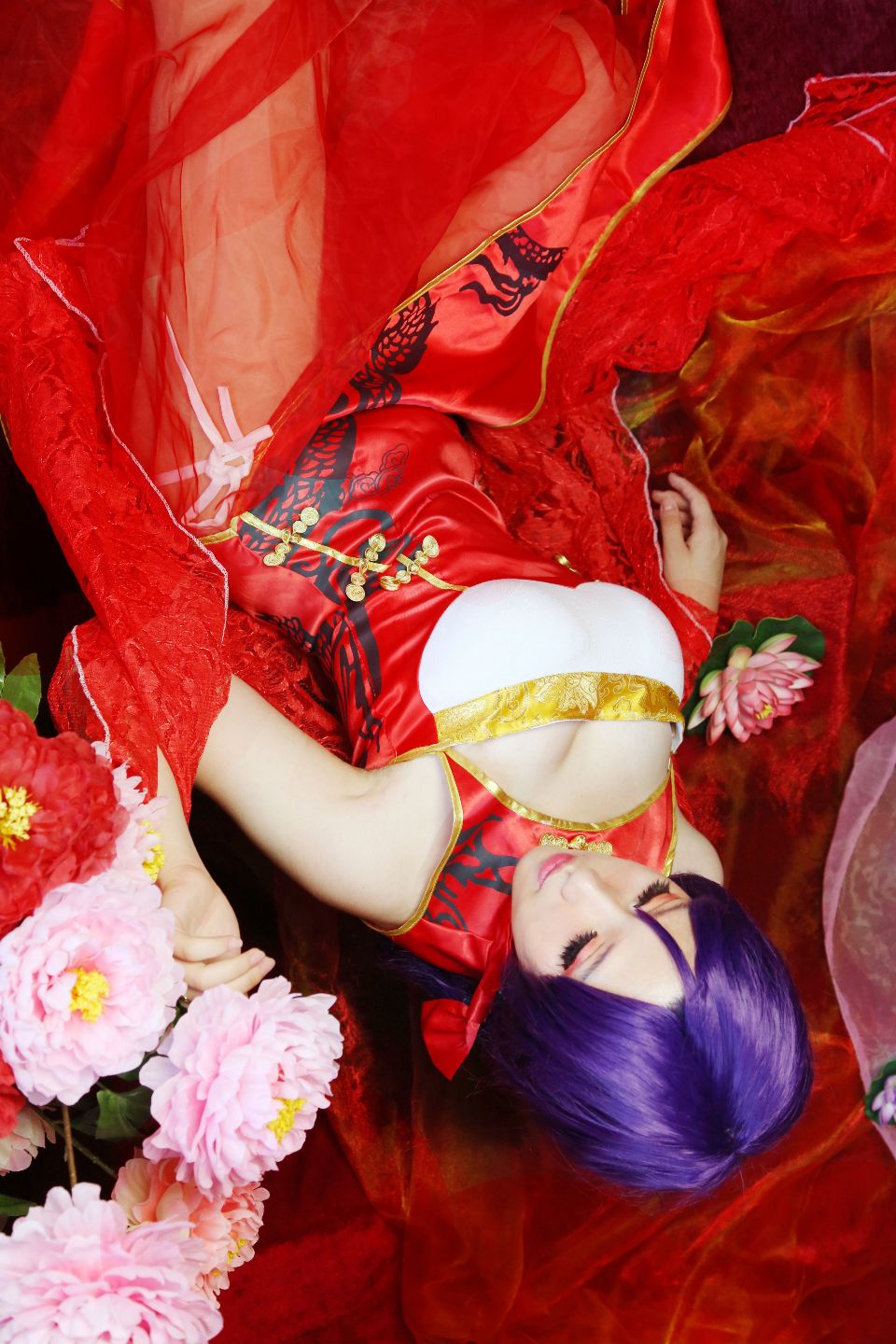 东条希同人新年旗袍COS