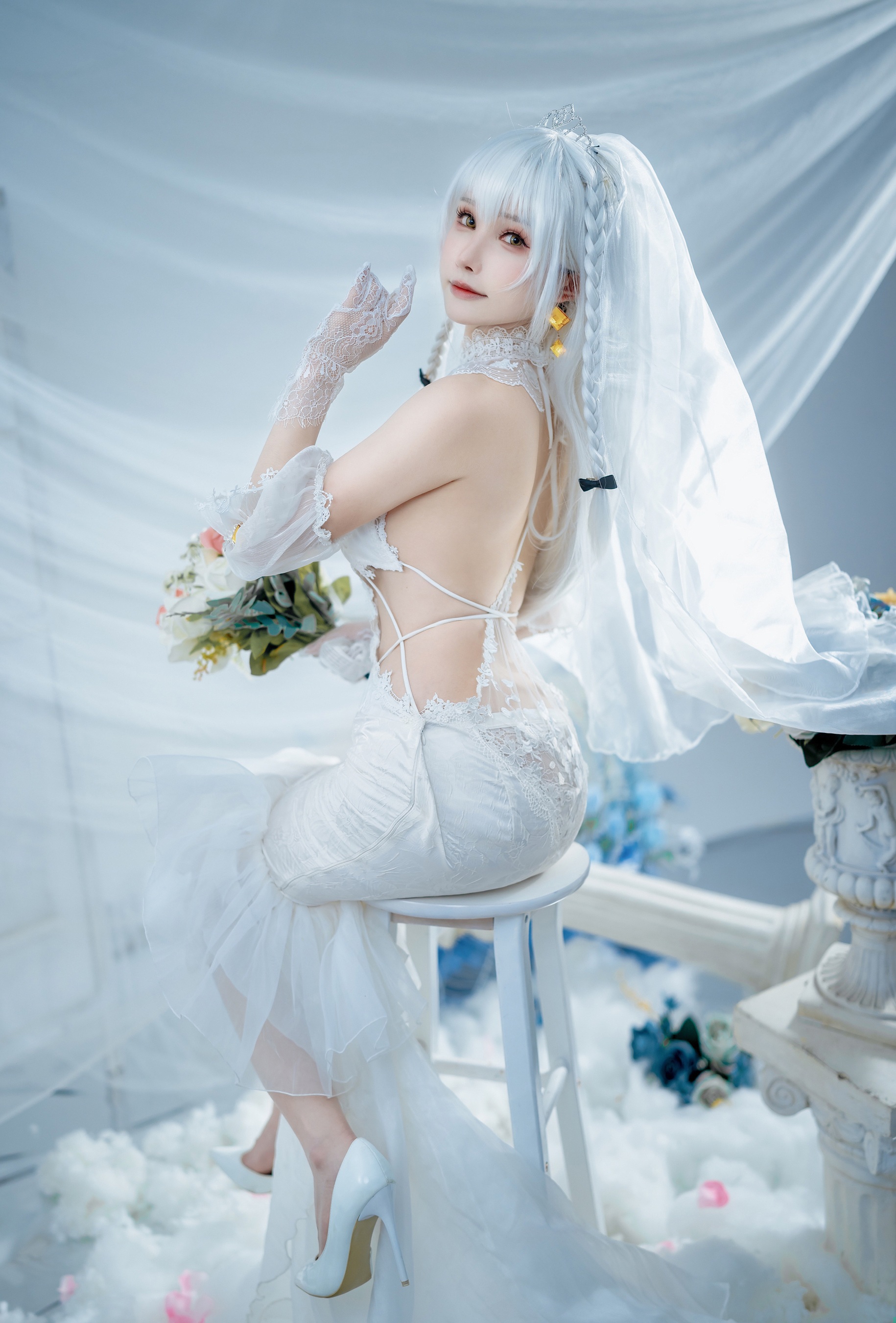 花园 誓约婚纱