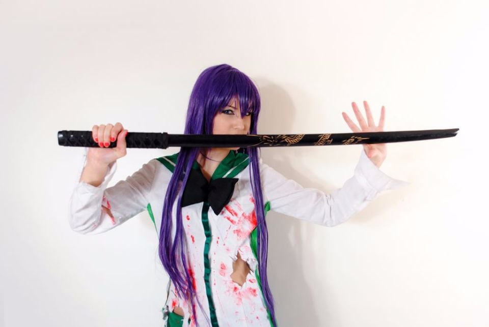 highschool od the dead - Saeko Busujima cosplay