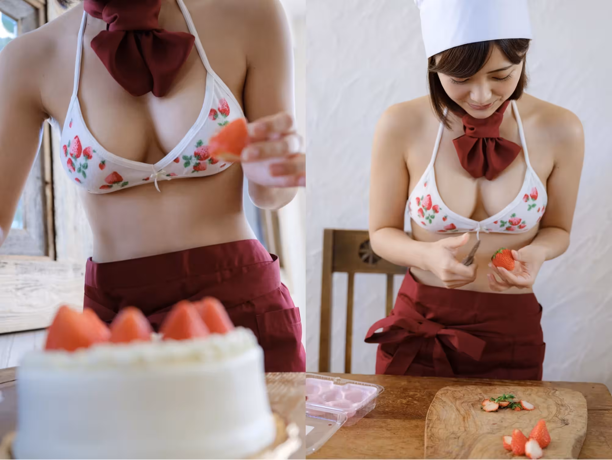 星乃莉子 現役パティシエ、まる裸 20カット