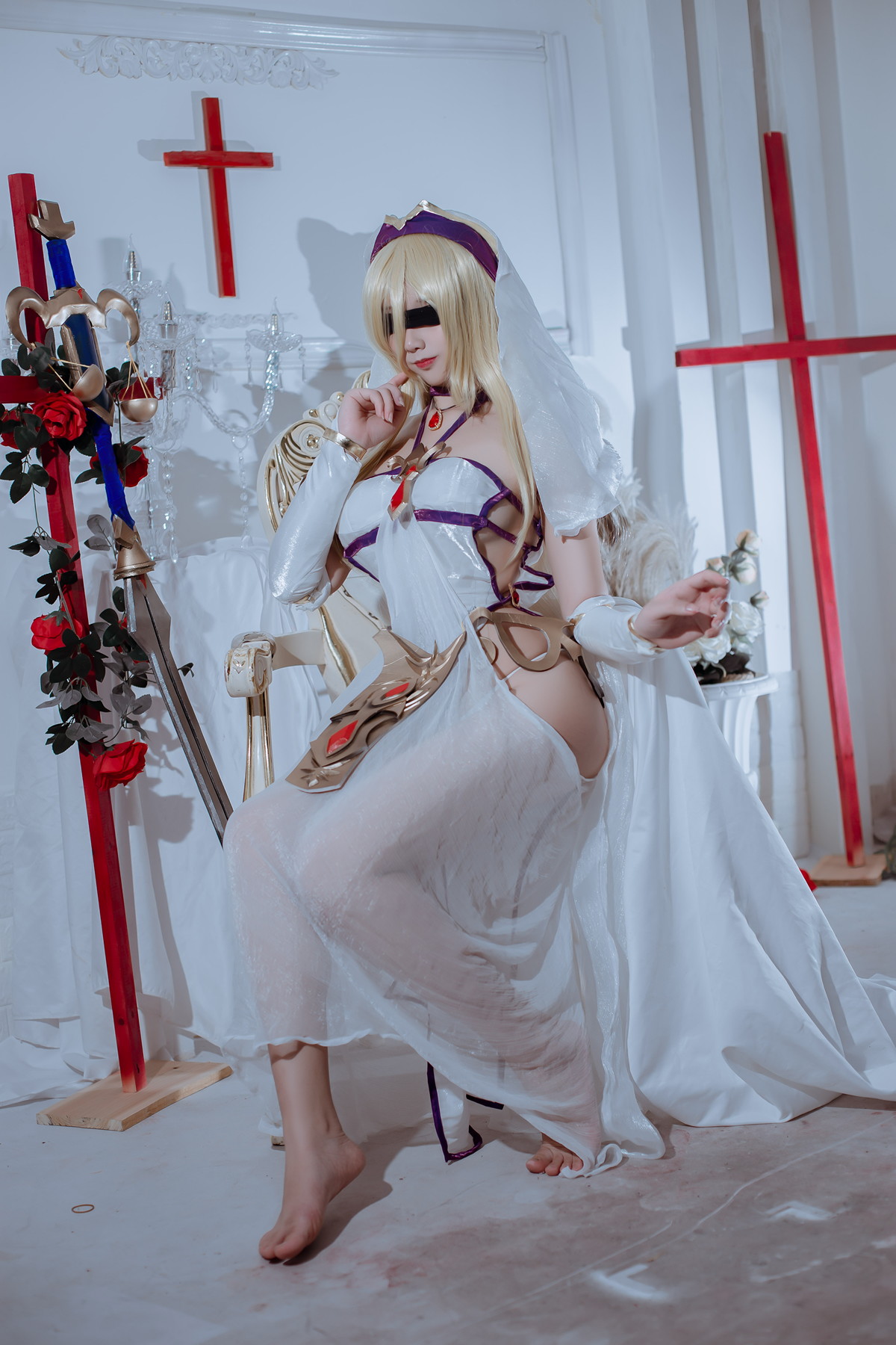 Cosplay 九曲Jean 剑圣女 Sword Saint