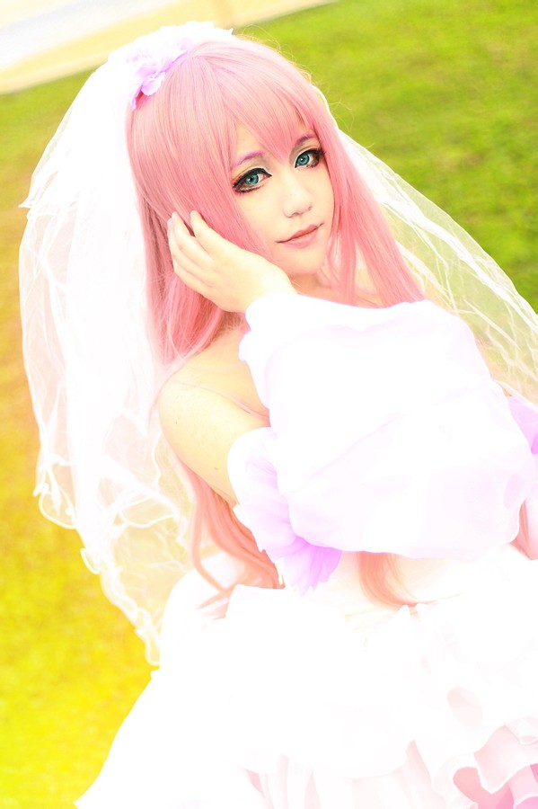 《VOCALOID》巡音流歌魔王花嫁婚纱 C O S P L A Y
