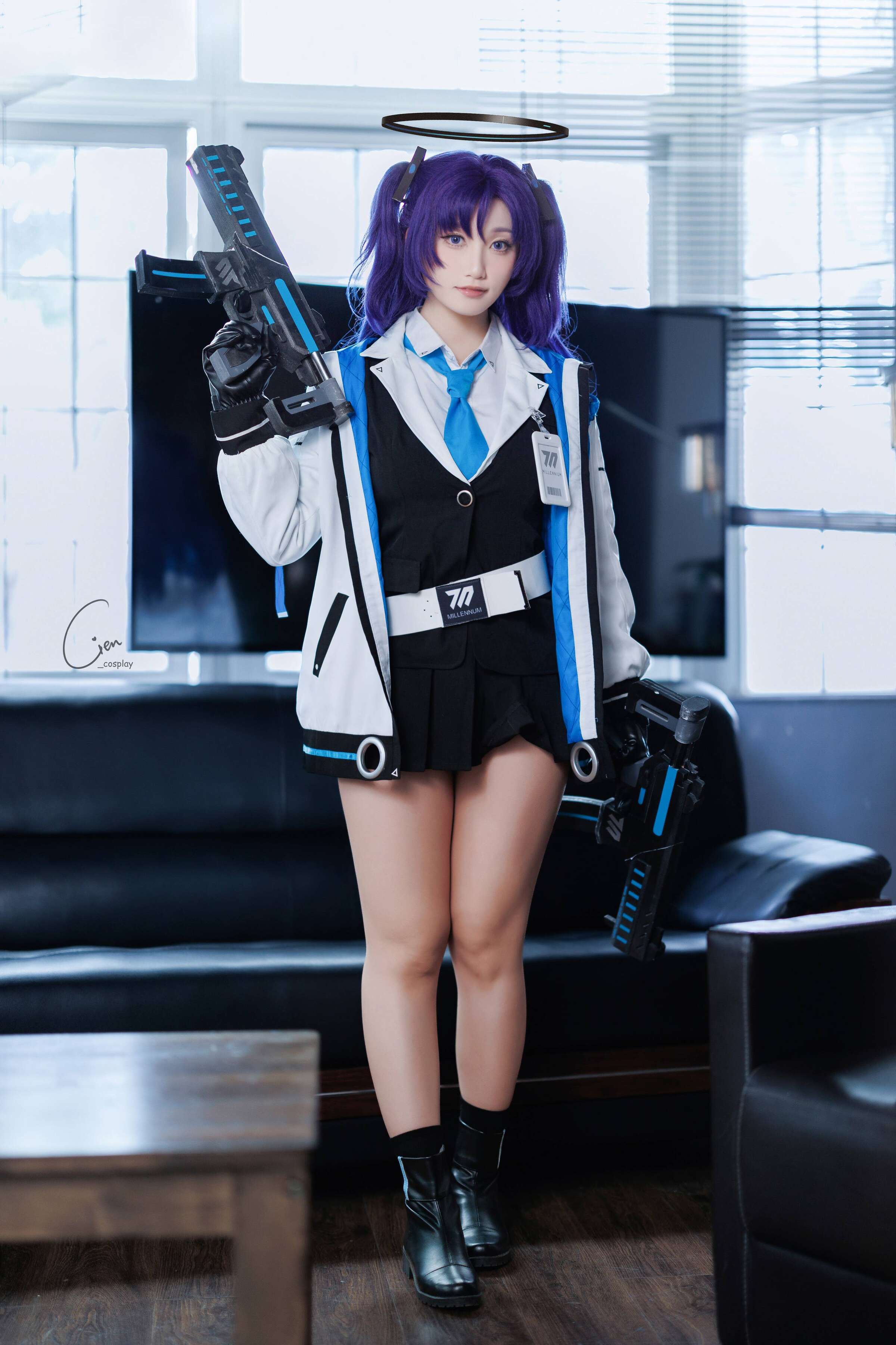 Cien cosplay 蔚蓝档案-优香